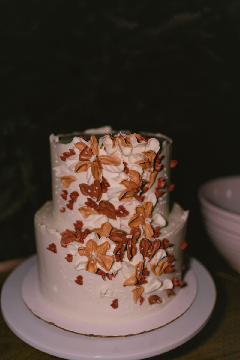 Maile Cake Design Floral Frosted Wedding Cake Princess Kaiulani Tabernero 1