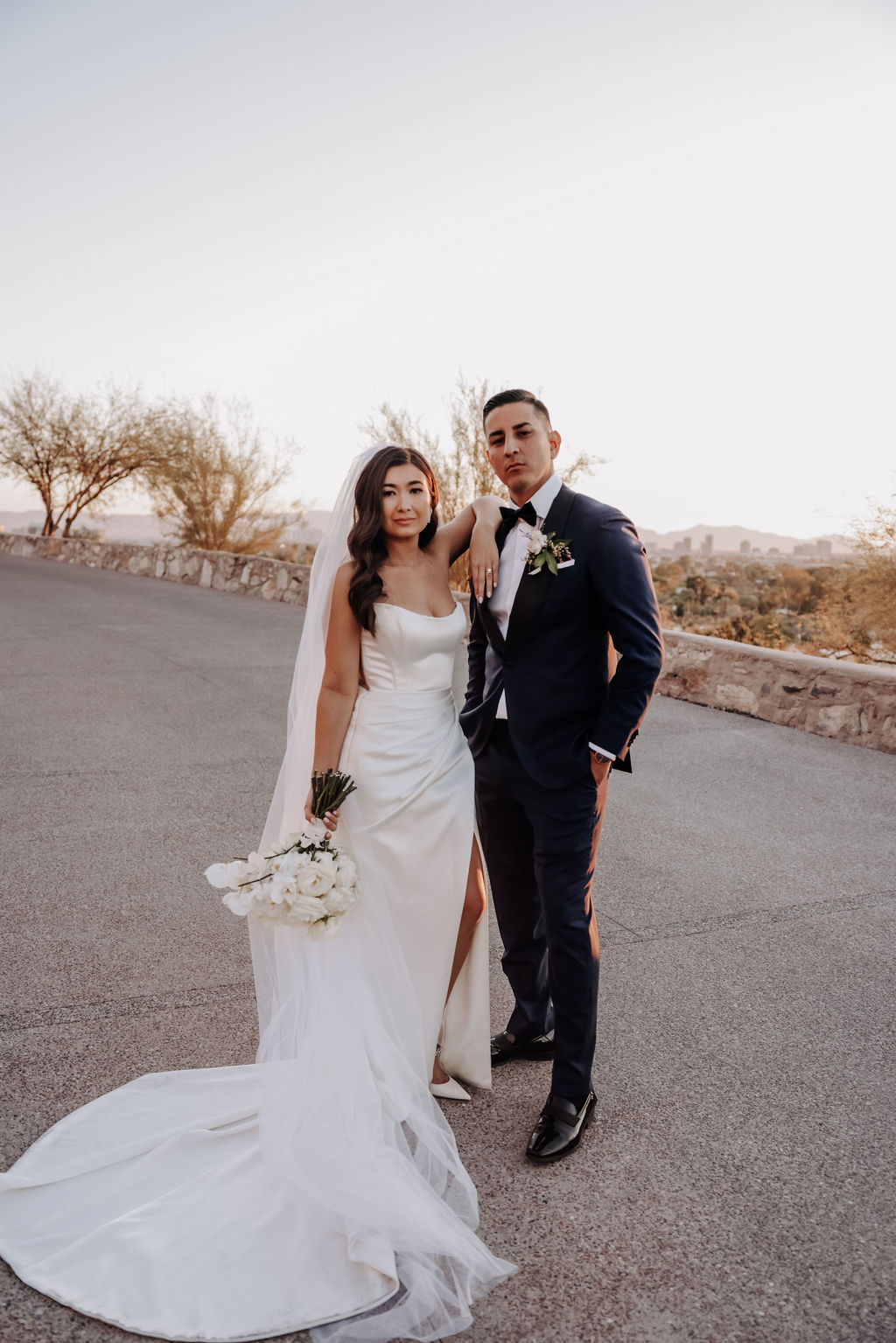 Modern and Minimalist Intimate Phoenix Wedding